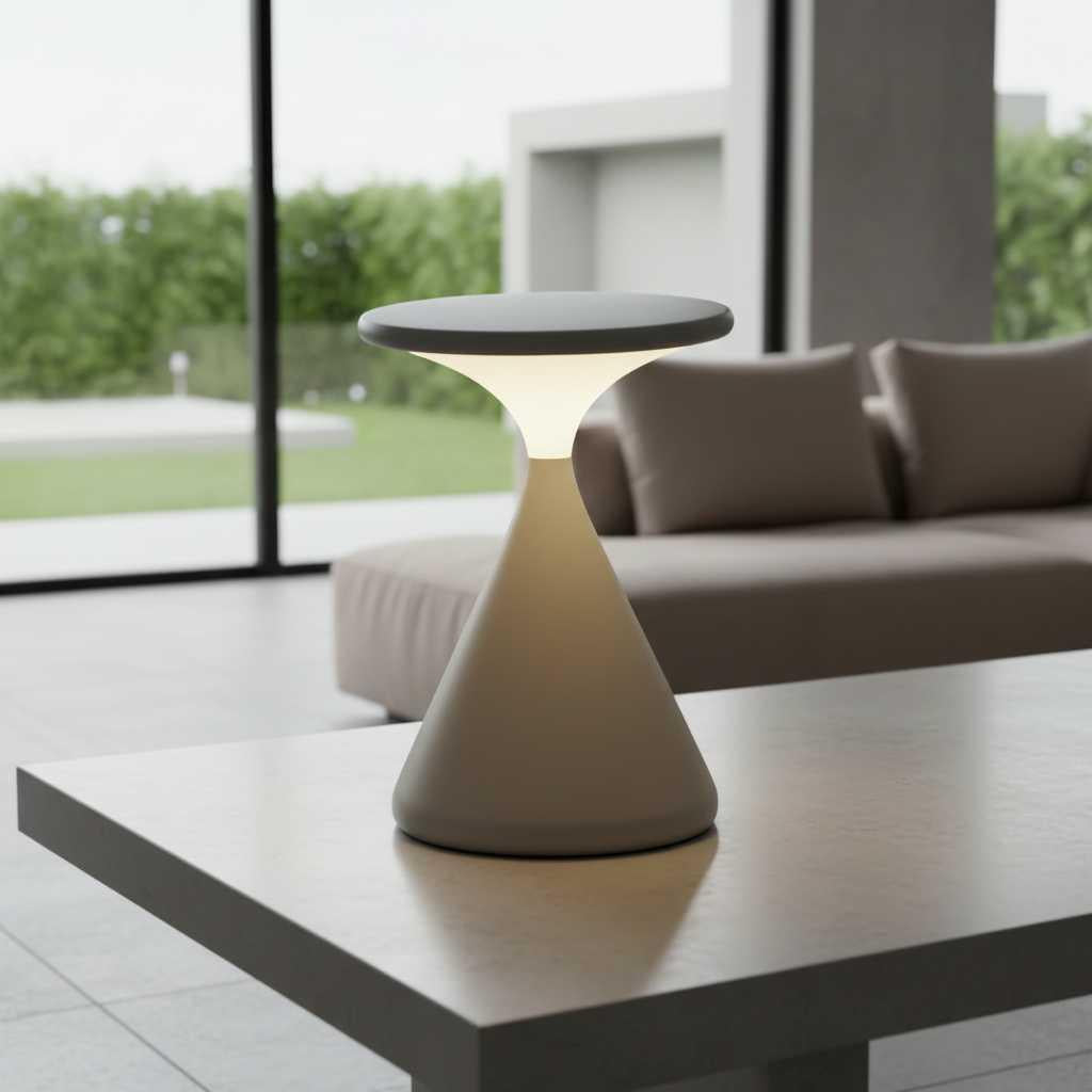 Aeron Zandloper | Draadloze Tafellamp Zwart en Goud