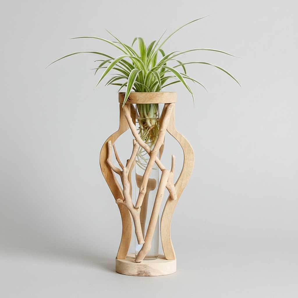 Houten Vaas | Unieke Decoratie Voor Planten
