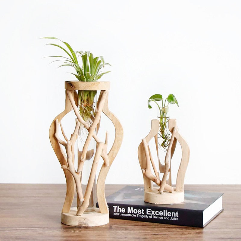 Houten Vaas | Unieke Decoratie Voor Planten 0
