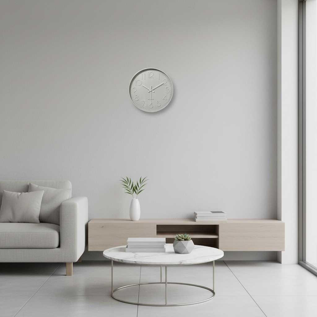 Kleurrijke Ronde Wandklok | 30 cm Modern Design