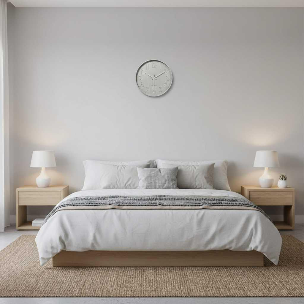 Kleurrijke Ronde Wandklok | 30 cm Modern Design
