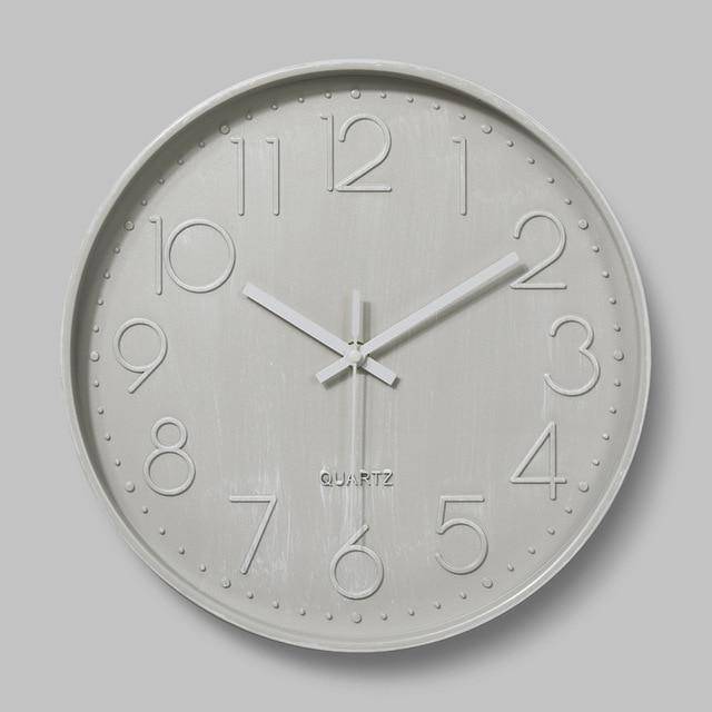 Kleurrijke Ronde Wandklok | 30 cm Modern Design 0
