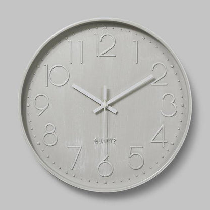 Kleurrijke Ronde Wandklok | 30 cm Modern Design 0