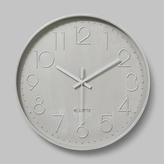 Kleurrijke Ronde Wandklok | 30 cm Modern Design 0