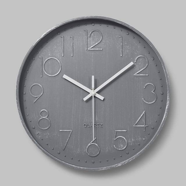 Kleurrijke Ronde Wandklok | 30 cm Modern Design 5