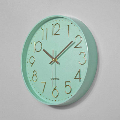 Kleurrijke Ronde Wandklok | 30 cm Modern Design 6