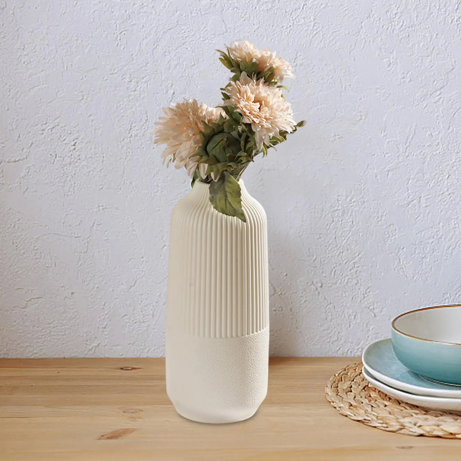 Moderne Bloemenvaas | Keramiek Vazen met Geometrisch Ontwerp 3