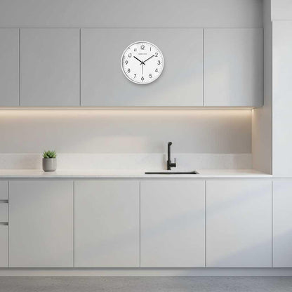 Moderne Witte Wandklok | Minimalistisch Design 30 cm