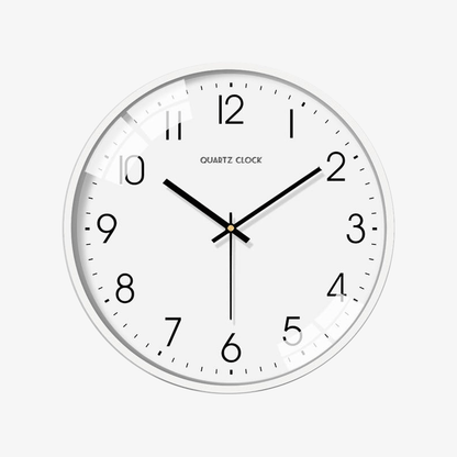 Moderne Witte Wandklok | Minimalistisch Design 30 cm 0